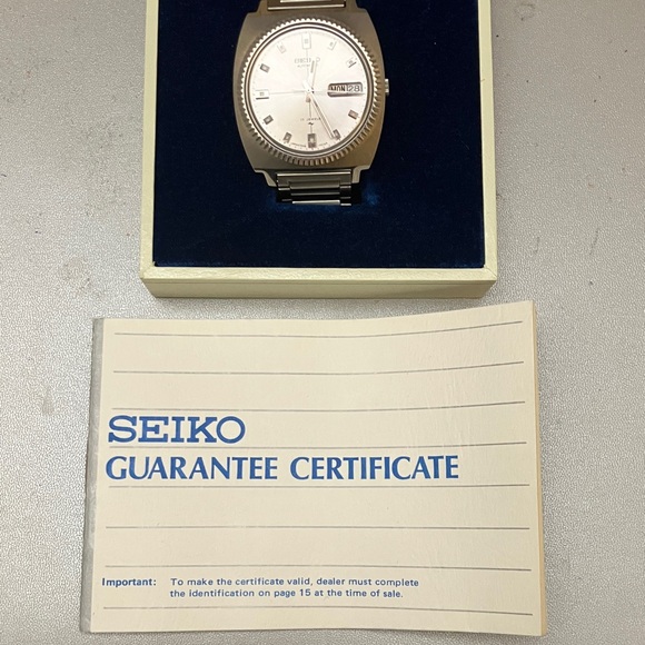 Vintage Seiko Watch Silver Stainless Steel 7006 - 7019 automatic 17 jewels. - Picture 7 of 8